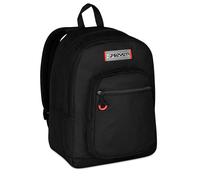 Seven Zaino Scuola Freethink, Nero, Doppio Scomparto Con Tasca per PC e Tasca per Borraccia, 34 L, Scuola Media e Superiore, Zaino Ragazzo e Ragazza