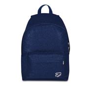 Seven Zaino Scuola SHINY TECH, Mono scomparto, Blu, Effetto glitter, 23 L, Capiente tasca frontale, Scomparto interno porta pc ablet, Scuola media e superiore, Bambina, Ragazza