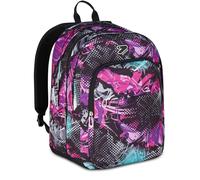 Seven Zaino Scuola Pro XXL Reversibile Detach, Viola, Zaino Doppio Scomparto Con Auricolari Wireless, Tasca Porta PC e Tasca Porta Borraccia, Scuola Media e Superiore, Ragazza