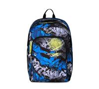Seven Zaino Scuola Pro XXL Reversibile Detach, Blu, Zaino Doppio Scomparto Con Auricolari Wireless, Tasca Porta PC e Tasca Porta Borraccia, Scuola Media e Superiore, Ragazzo