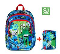 ZAINO SEVEN SJ GANG ADVANCED FANTASYS BOY + ASTUCCIO 3 ZIP SEVEN SJ GANG