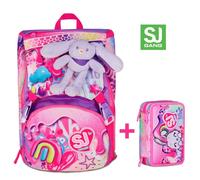 ZAINO SEVEN SJ GANG ESTENSIBILE BIG FANTASYS GIRL + ASTUCCIO 3 ZIP SEVEN SJ GANG