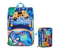 ZAINO SEVEN SJ GANG ESTENSIBILE BIG JOYFUL PINS BOY + ASTUCCIO 3 ZIP