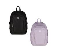 ZAINO SEVEN TECH SHINY ORGANIZZATO COLORE A SCELTA NERO-LILLA