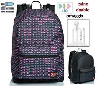 Zaino Seven The double - Ledwall - 2 zaini in 1 + omaggio