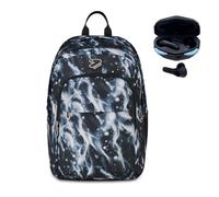 Zaino Seven Pro XXL Detach Jet Black 34L GRS Earphones Wireless