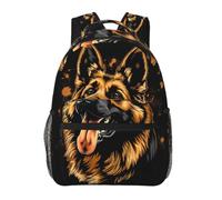 Zaino Shepherd Dog Daypack Per Office | Zaino da scuola Resistente Backpack Trekking Per Computer campeggio Notebook