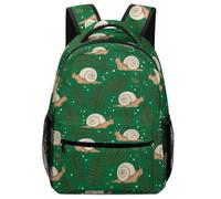 Zaino Snail Fern Green Backpack Trekkingzaino Da Scuola Leggero Zaini Per Notebook Escursioni Campeggio