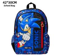 Zaino Sonic Anime Bambini 42x33cm Scuola Cosplay Regalo Cartoni Unisex Originale
