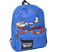 ARTESANÍA CERDÁ - Zaino scuola Sonic Prime - 32x12x42 cm, cerniera - Blu bambino
