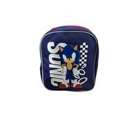CERDÁ LIFE'S LITTLE MOMENTS Zainetto Asilo Sonic Cerdà | Licenza Ufficiale Sega | 7L | Scuola Materna | Blu con Patch PVC e Spallacci Imbottiti Retroriflettenti