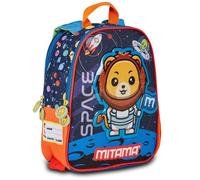 Zaino Spinny Mitama Asilo, Double Face con Doppia Grafica, Con Tasca Laterale Porta Borraccia, Multicolore, Bambini, Scuola e Tempo Libero