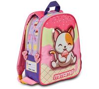 Zaino Spinny Mitama Asilo, Double Face con Doppia Grafica, Con Tasca Laterale Porta Borraccia, Rosa, Bambine, Scuola e Tempo Libero