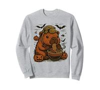 Zaino Spooky Capybara e Tartaruga Ramen Kawaii Halloween Felpa