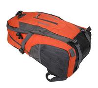 Zaino sportivo da campeggio, lavorato in nylon, design ergonomico per viaggi all'aria aperta, Colore: arancione.