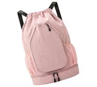 Zaino sportivo impermeabile di grande capacità con coulisse borsa da palestra con manici rinforzati Pratico tessuto Oxford per viaggi all'aperto Tennis Storage maniglia rinforzata borsone sportivo, B