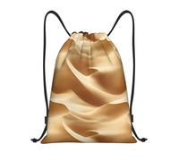 Zaino Sportivo Novelty Sand Dune Texture Resistente Borsa da Ginnastica Leggero Borsa da Palestra Sportiva per Viaggio Scuola Sport 39X46Cm