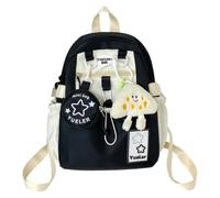 Zaino staccabile versatile 2025 per studenti delle scuole superiori e universitari, borsa a tracolla leggera ed elegante per l'uso quotidiano e per i pendolari, zaino trasparente 12 x 6 x 12, Nero