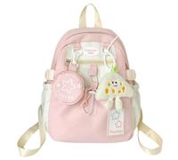 Zaino staccabile versatile 2025 per studenti delle scuole superiori e universitari, borsa a tracolla leggera ed elegante per l'uso quotidiano e per i pendolari, zaino trasparente 12 x 6 x 12, rosa