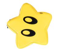 Zaino Star alla moda in giallo spazioso regolabile e resistente all'acqua