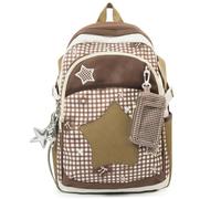 Zaino Star Simpatico bookbag Star con custodia sospesa per ragazze Blu | Multistrato e capacità, leggero per un trasporto prolungato, per viaggi scolastici