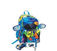 Zaino Starter Young People Boy fluo + omaggio macchina mattoncini