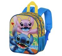 ZAINO STITCH 3D ANGEL ROSA SCUOLA MATERNA ASILO DISNEY ORIGINALE
