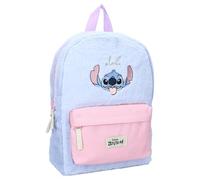 Zaino STITCH zainetto Unconditionally Loved ECOPELLICCIA - Misura 33x23x9cm DISNEY Lilo e Stitch - Blu