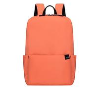 Zaino studentesco 2026, modello alla moda, semplice tinta unita, leggera, comoda tracolla da viaggio, zaino di grande capacità, Colore: arancione., Taglia unica per tutti, Zainetto