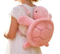 Zaino tartaruga - Zaino in peluche conchiglie di tartaruga, peluche | Vesidoloy Tartarughe Tartarughe Costume Saccs con schienali | per ricreazioni, viaggi in famiglia, l, Rosa, Se