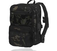 Zaino Tattico a Due Spalle Portatile, Nylon 1000D con Sistema MOLLE, Ideale per il Campeggio, il Panchina e le Cercate all'Aperto(BCP)