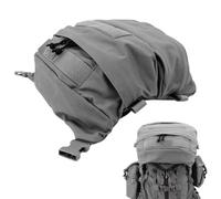 Zaino Tattico con Apertura Superiore, Modulo di Espansione Aggiuntivo | Può essere utilizzato come borsa a mano, borsa a tracolla o zaino; impermeabile, traspirante, resistente(Gray)