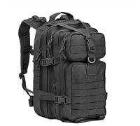 Zaino Tattico Da Assalto 38/45 Litri Per Grande Impermeabile Per Escursioni Campeggio Viaggi Uomo Pesca Moto Borsa Da Sella Borsa portautensili moto(38L BLACK)