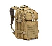 Zaino Tattico Da Assalto 38/45 Litri Per Grande Impermeabile Per Escursioni Campeggio Viaggi Uomo Pesca Moto Borsa Da Sella Borsa portautensili moto(38L BROWN)