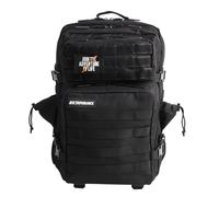 ELITRAINX Zaino tattico militare impermeabile da 25 litri per sport, cabina di aereo, palestra, attività all'aperto, cross training (nero)