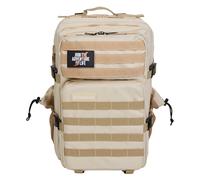 ELITRAINX - Zaino tattico idrorepellente da 45 l, per sport, cabina aereo, palestra, scomparto per computer, personalizzabile, tessuto Oxford 1000D, Crema Cachi
