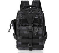 Zaino Tattico Militare Molle da Escursionismo 36-55L, Borsa da Alpinismo per Trekking, Pesca e Turismo(BPP)