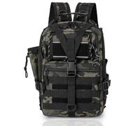 Zaino Tattico Militare Molle da Escursionismo 36-55L, Borsa da Alpinismo per Trekking, Pesca e Turismo(BCP)