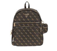 Zaino Tech Guess Power Play Ii Con Manico Superiore Borsa Da Donna In Marrone