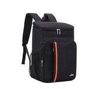 Zaino Termico Frigo 22L, Borsa Termica Porta Pranzo, Borsa Frigo Isoterma Impermeabile O cibi e Bevande Refrigerati per Picnic Escursionismo Campeggio Barbecue Campeggio Eventi Sportivi(Nero)