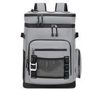 Zaino termico per 48 lattine, a prova di perdite, 31 x 20 x 45 cm, per spiaggia, viaggi, escursionismo, pesca, picnic, lavoro, viaggi, shopping, pranzo, conservazione