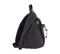 Gio’Style Reef Zaino Termico Monospalla 9 Litri - Borsa Frigo Compatta per Mare, Picnic, Viaggi e Tempo Libero - Tasca Bottiglia Laterale - (nero)
