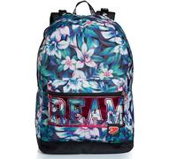 Zaino The Double - Dreams Flowers -Reversibile -Blu