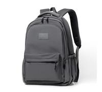 Zaino tinta unita per adolescenti, borsa da scuola, borsa da viaggio, borsa a tr