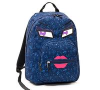 Invicta Zaino tondo, Ollie Face Yap, Blu, 25Lt, Scuola & Tempo Libero