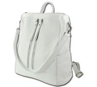 Zaino Toscanto Bianco In Pelle Cityrucksack ORT100RW