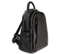 Zaino Toscanto Nero In Pelle Cityrucksack ORTM101RS