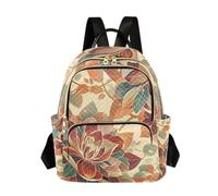 Zaino trapuntato da donna, 35,5 cm, leggero, per autunno e bestiame delle Highland, Fiore d'autunno, Small