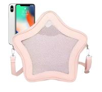 Zaino trasparente a forma di stella,Zaino a forma di stella - Zaino estetico e borsa a tracolla | Borsa a tracolla Y2k leggera e impermeabile, borsa a tracolla con display di grande capacità, o