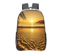 Zaino trasparente resistente in PVC trasparente, grande borsa trasparente per viaggi, lavoro, concerti, stampa sogni d'oro 40,6 cm